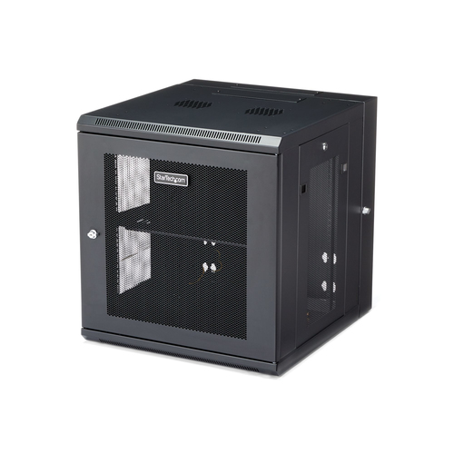 12U SERVER RACK ENCLOSURE WITH HINGE WALL MOUNT NETWORK RACK