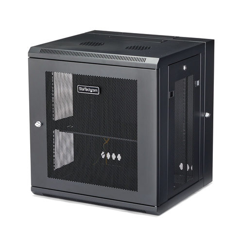 12U SERVER RACK ENCLOSURE WITH HINGE WALL MOUNT NETWORK RACK