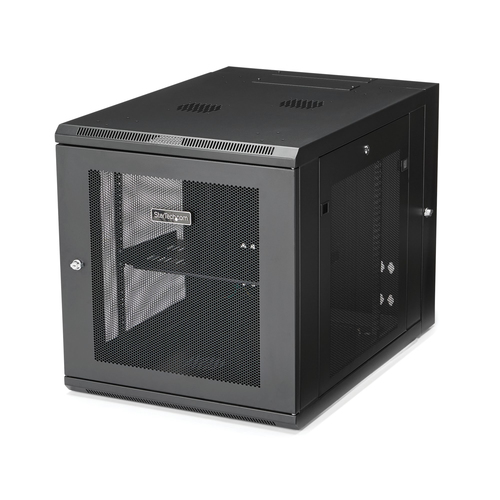 12U SERVER RACK ENCLOSURE WITH HINGE - WALL MOUNT NETWORK RACK