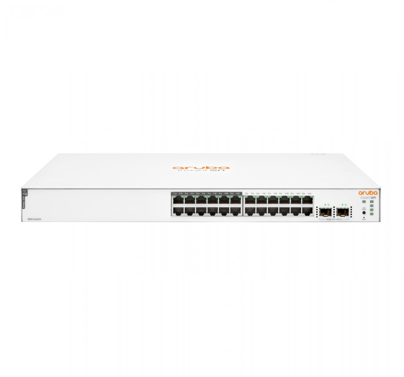 HPE Aruba Instant On 1830 24G 12p Class4 2SFP 195W Switch 24-port