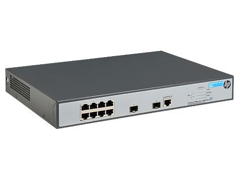 Hewlett Packard Enterprise 1920-8G-PoE+ (180W) - 8x RJ-45 PoE+ , 2x SFP 1000 Mbps