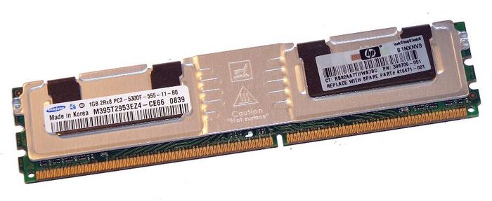 Hewlett Packard Enterprise 1GB DDR2 667MHz, CL5
