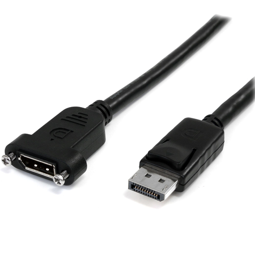 1M POWERED DISPLAYPORT PANEL MOUNT CABLE