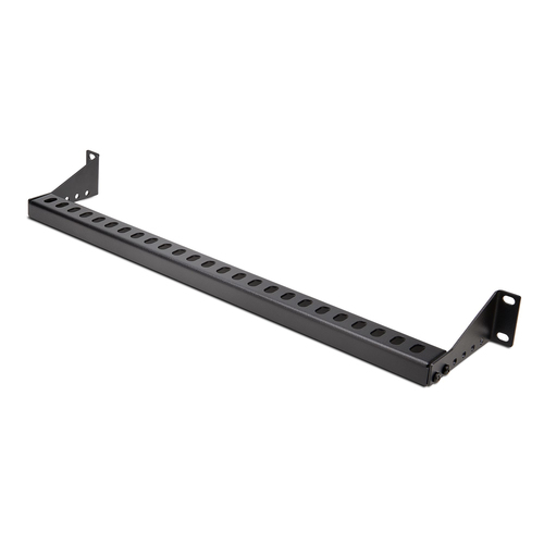 1U RACK CABLE MANAGEMENT BAR - LACING GUIDE BAR FOR PATCH PANEL