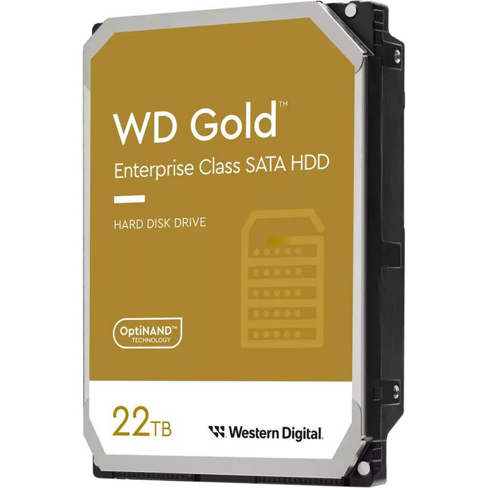 Western Digital 22 TB, 3.5", SATA 6 Gb/s, 7200 RPM