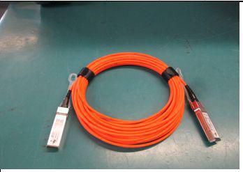 Hewlett Packard Enterprise 25GbE SFP28 to SFP28 Active Optical Cable, 10m length, 25 Gbps data rate, suitable for high-performance computing and data centers.