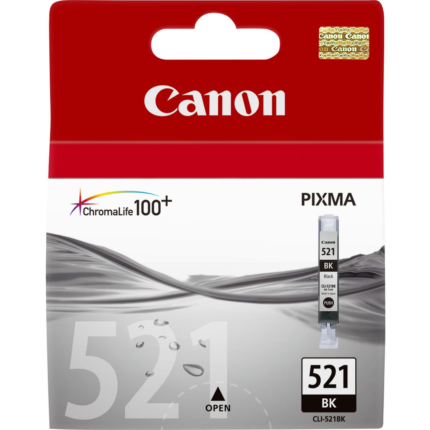 Ink/CLI-521 Cartridge BK