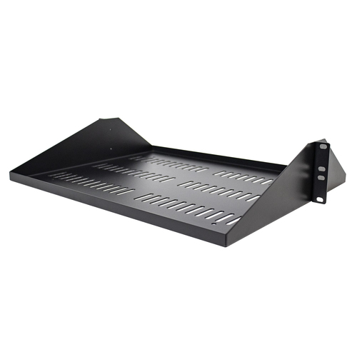 2U Vented Server Rack Cabinet Shelf 14in