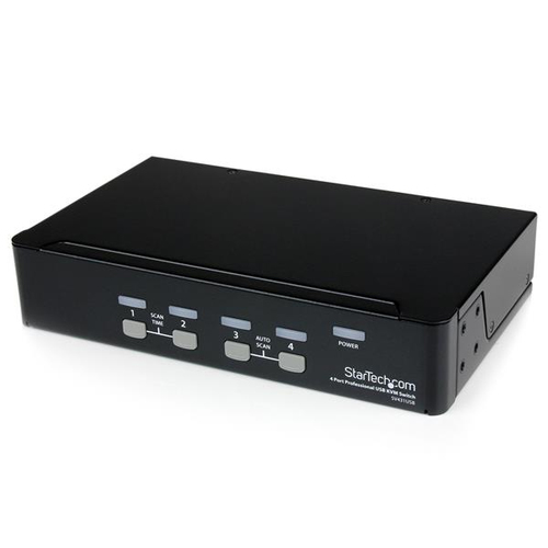 4 PORT STARVIEW USB KVM SWITCH LESS POWER ADAPTER