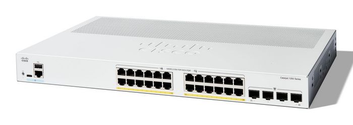 Cisco Smart Switch, 24 Port GE, PoE, 4x1GE SFP, Refurbished