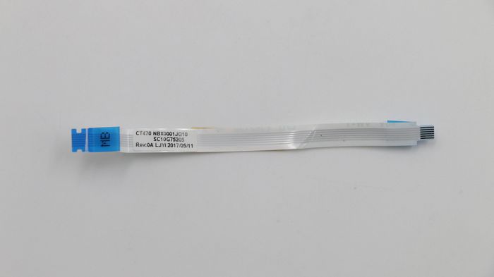Lenovo Flexible Flat Cable (FFC) with 6 pins, G PAD=3 LJY design, suitable for Lenovo devices, ideal for internal connections.