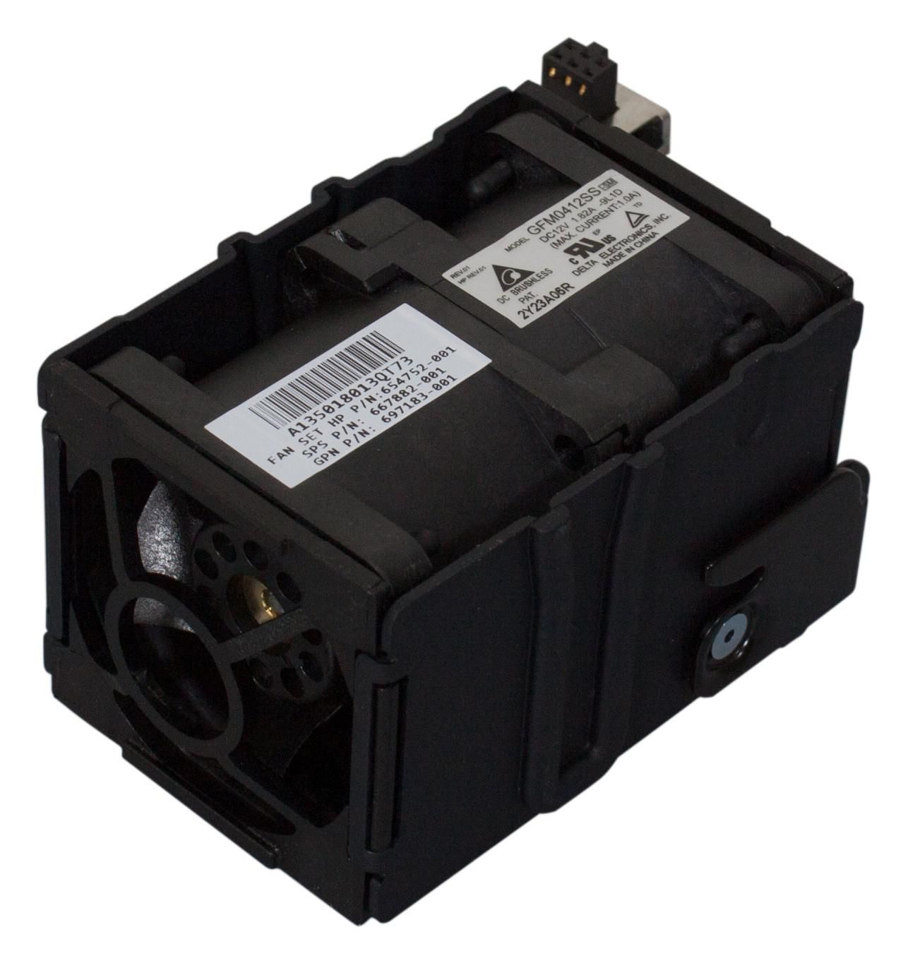 HP 732136-001 Computer case Fan Black