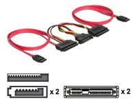 DeLOCK Serial ATA cable Red 50cm