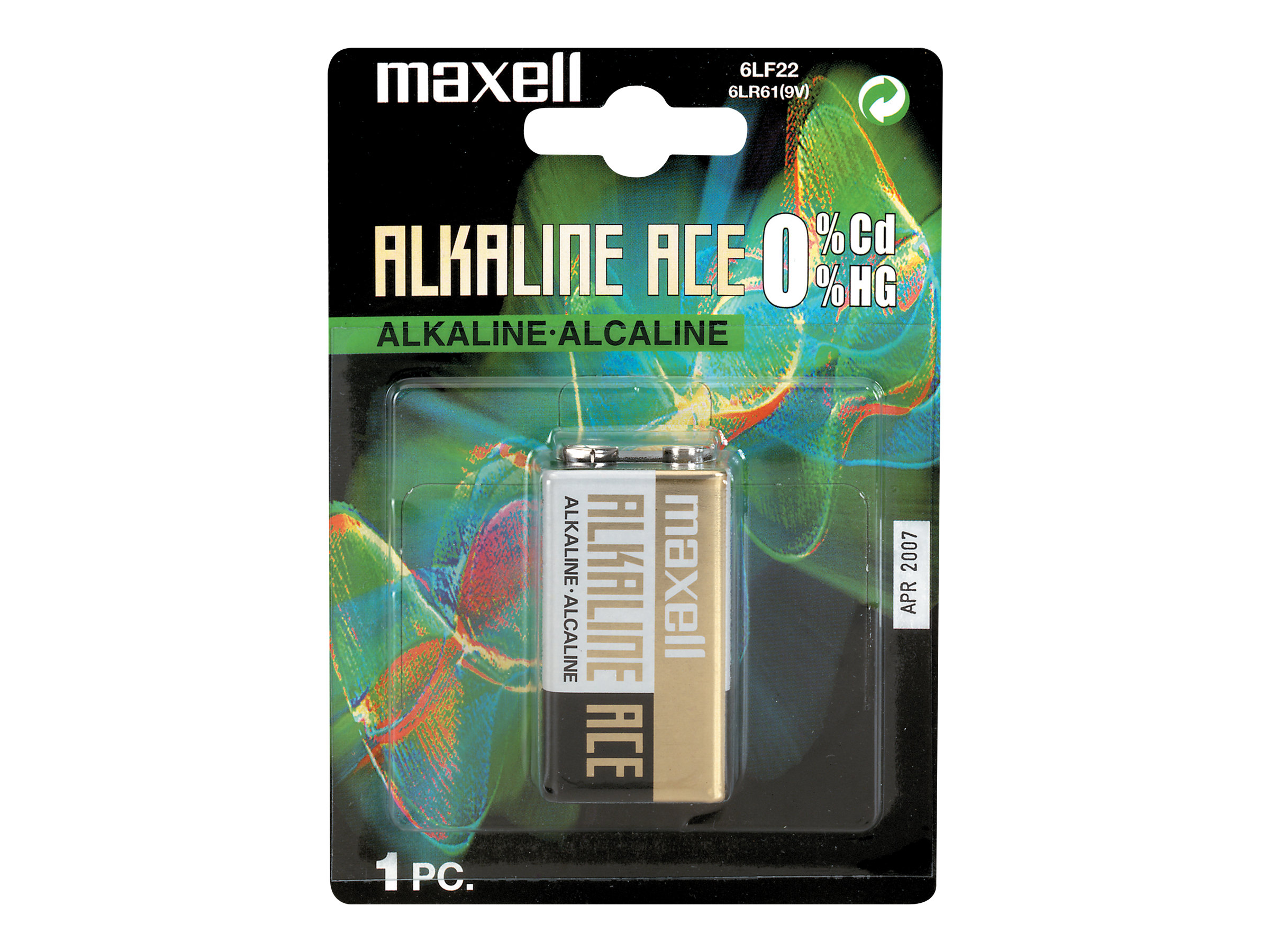 Maxell 9V Standardbatterier