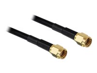 DeLOCK 5m Antennekabel Sort