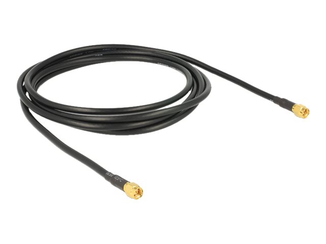 DeLOCK 2m Antennekabel Sort
