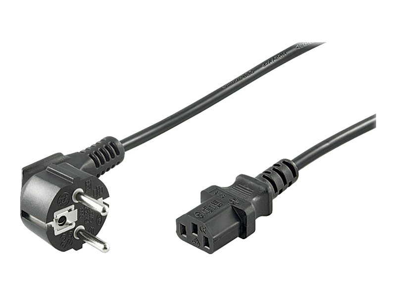 goobay Strømkabel 2.5m Sort