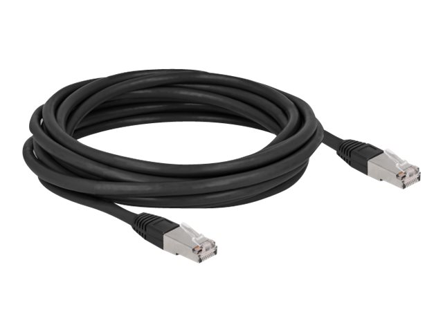 DeLOCK CAT 6a S/FTP 5m Patchkabel Sort
