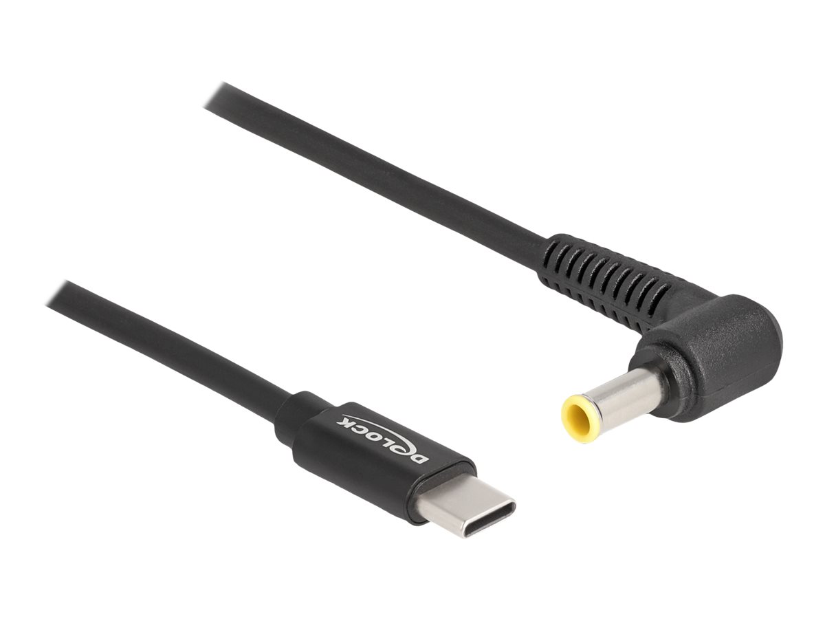 Delock Strømkabel 1.5m Sort