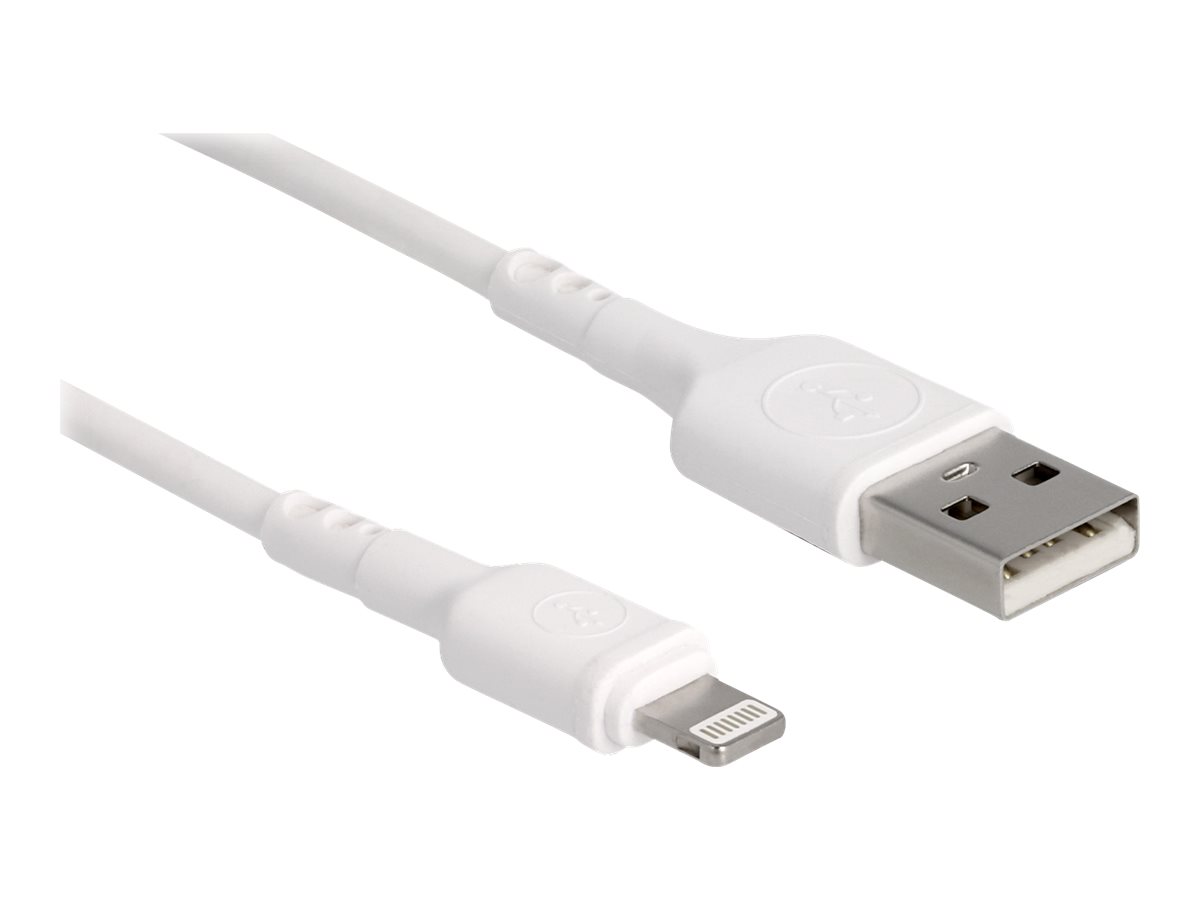 Delock Lightning-kabel 30cm Hvid
