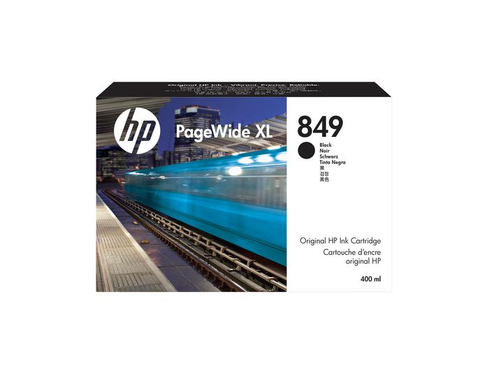 HP 849 400-ml Black PageWide XL Ink Cartridge