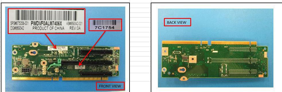 2x8 x16 PCIe riser