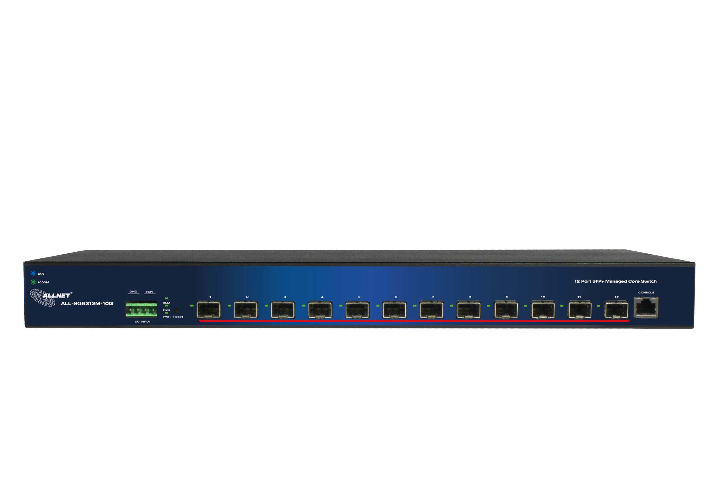 ALLNET Switch smart managed Layer2 12 Port 12x 10