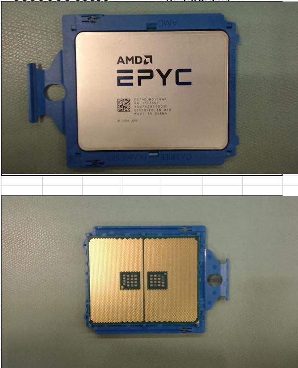 Hewlett Packard Enterprise 32-core AMD EPYC 7601 processor, 2.2GHz clock speed, 64MB L3 cache, 180W TDP, optimized for high-performance computing.