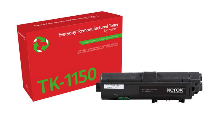 Xerox Everyday™ Black Remanufactured Toner by Xerox compatible with Kyocera TK-1150, Standard capacity