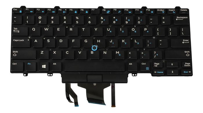 Dell Keyboard, English-US, 82 Keys, Backlit, M14ISFBP