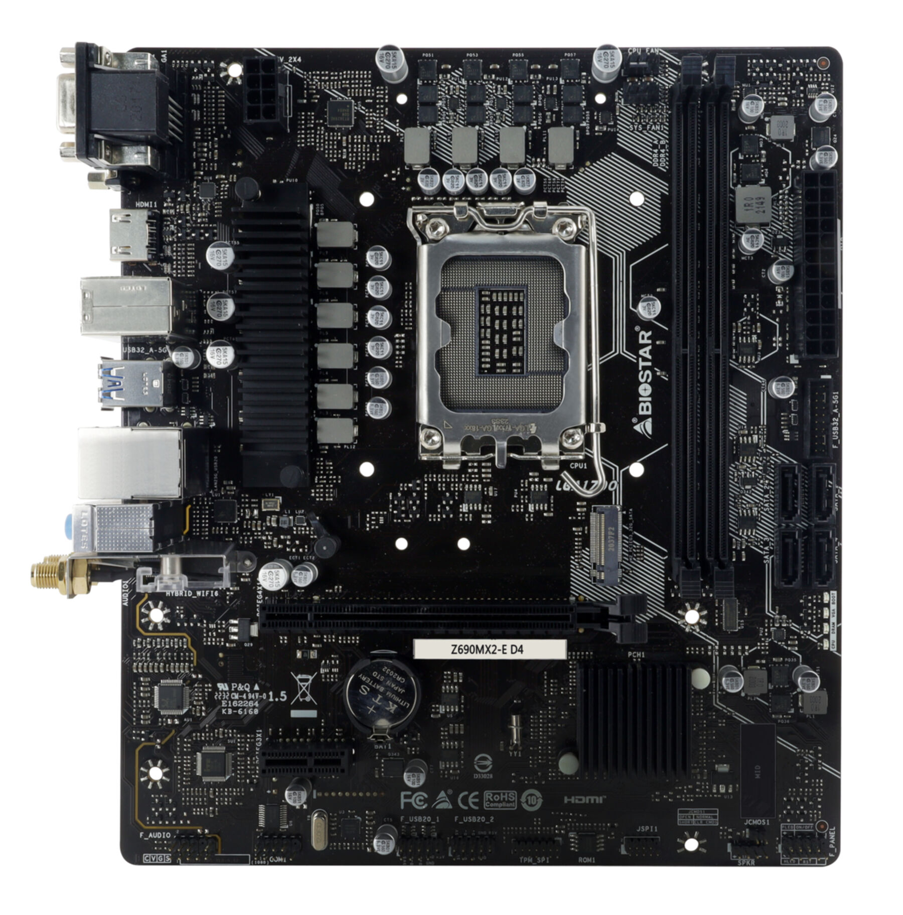 Biostar Z690MX2-E D4 (1700) (D)