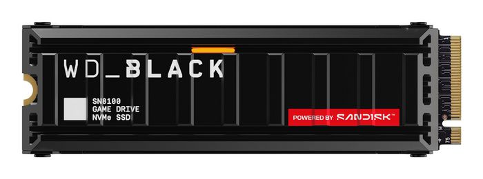 Western Digital WD_BLACK SN8100 NVMe SSD POWERED BY SANDISK 4 TB, [With Heatsink]