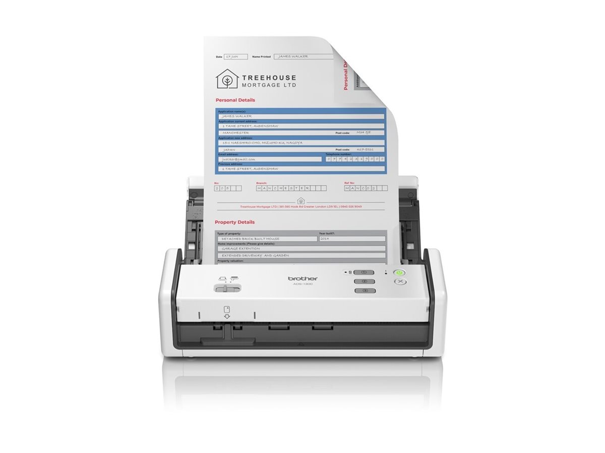 BROTHER ADS1300 SCANNER 30ppm/60ipm PNW/CEE