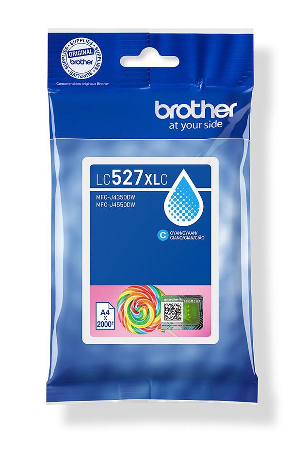 Brother Genuine Brother LC527XLC High Yield Ink Cartridge - Cyan