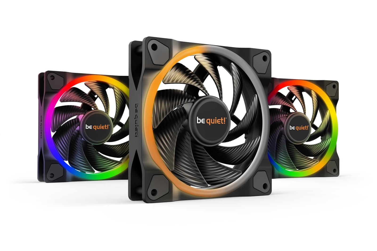 be quiet! LIGHT WINGS 120mm PWM high-speed Triple-Pack