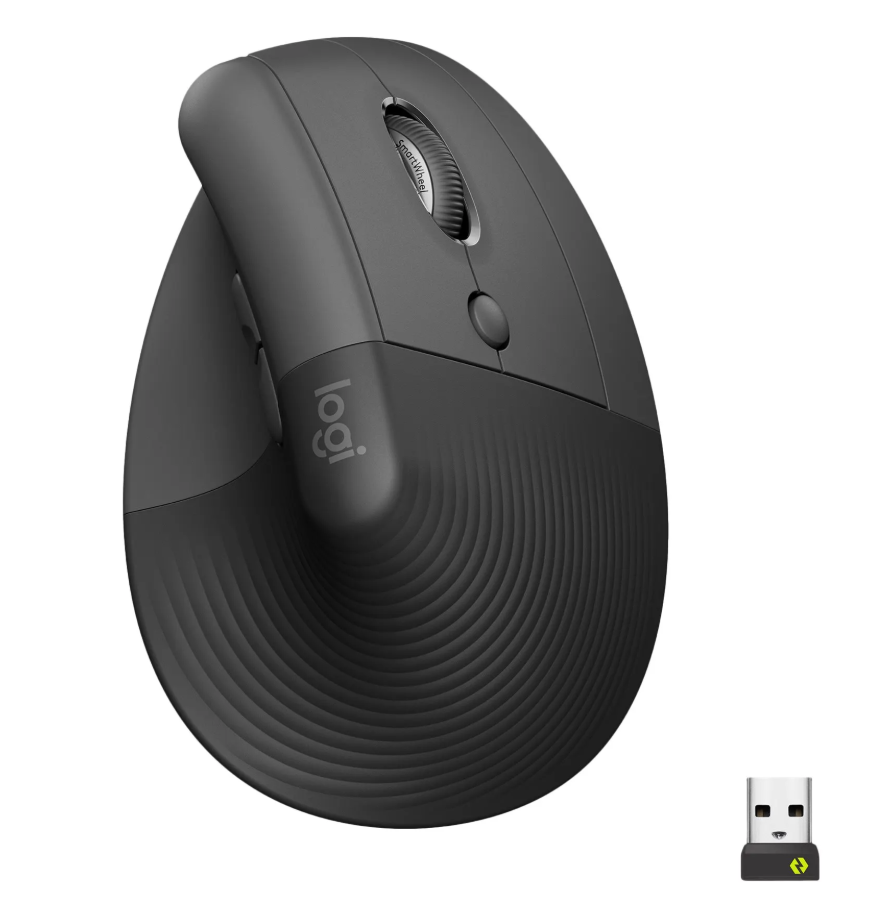 Logitech Wireless Mouse Lift Ergo Black