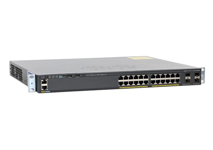 Cisco The Greenest Switch Ever'. That's the 2960X. Up to 8 Switches in a Stack, managed with only 1 interface. Layer 2, managed and Power over Ethernet on all ports. SFP Uplinks available.