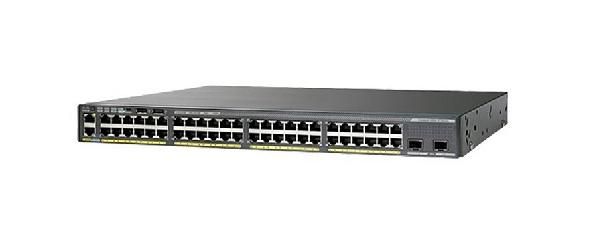 Cisco Catalyst 2960-XR, 48 x 10/100/1000 Ethernet, 2 x SFP+, APM86392 600MHz dual core, DRAM 512MB, Flash 128MB, IP Lite