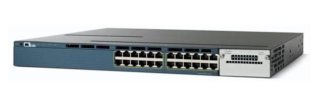 Cisco Standalone 24 10/100/1000 Ethernet PoE+ ports, with 715W AC power supply 1 RU, IP Services feature set
