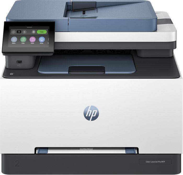 HP Color Laserjet Pro Mfp 3302Sdwg, Color, Printer For Small Medium Business, Print, Copy, Scan, Wireless; Print From Phone Or Tablet; Automatic Document Feeder; Two-Sided Printing; Scan To Email; Scan To Pdf; Front Usb Flash Drive Port; Touchscreen; Terrajet Cartridge