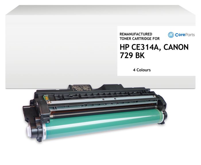 CoreParts Drum for CANON, HP, Pages: 14000p (Bk) 7000p (Col), suitable for CANON LBP 7010, 7018, HP Laserjet Pro CP1025, Pro100 M175, Pro200 M275