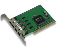 Moxa 4-port RS-232 smart Universal PCI serial boards