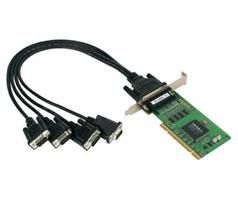 Moxa 4-port RS-232 smart Universal PCI serial boards