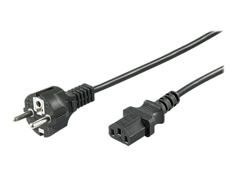 goobay Strømkabel 3m Sort