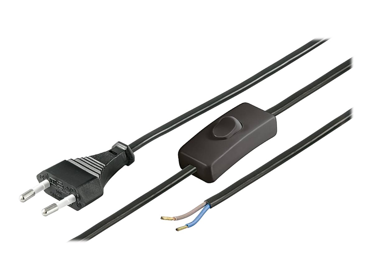 goobay Strømkabel 1.5m Sort