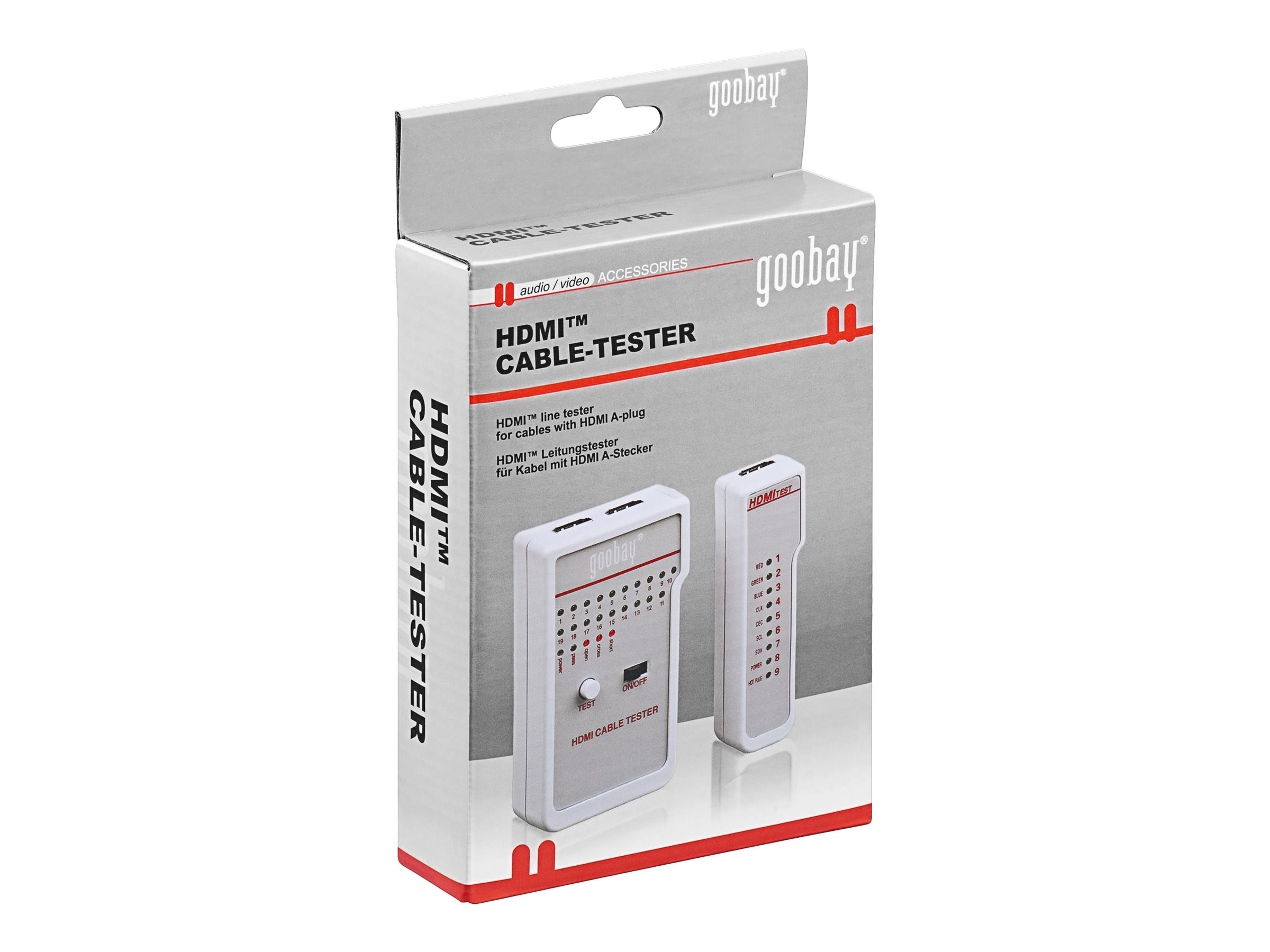 goobay HDMI Cable Tester Netværkstestersæt