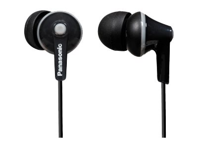 Panasonic RP-HJE125E-K Kabling Øreproptelefoner Sort
