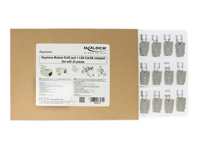 Delock Keystone module Sølv