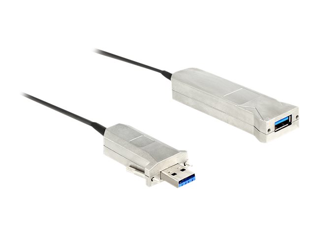 Delock Active Optical USB-kabelkit Sort