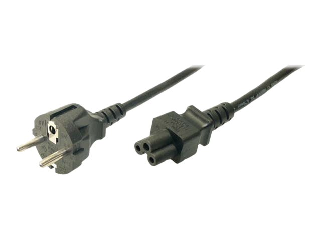 LogiLink Strømkabel 1.8m Sort